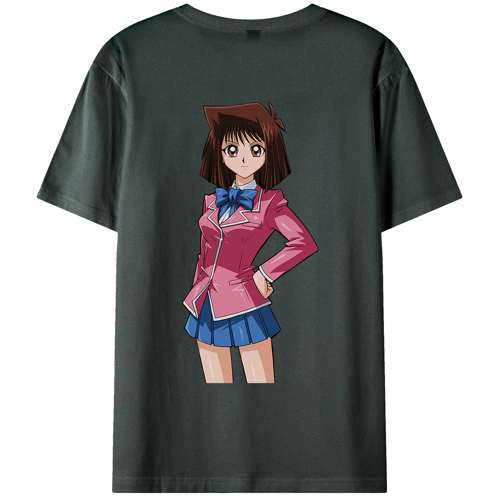 （画像用） 遊☆戯☆王 Yu-Gi-Oh! 綿100％ メンズ半袖Tシャツ（バックプリント） 通気性